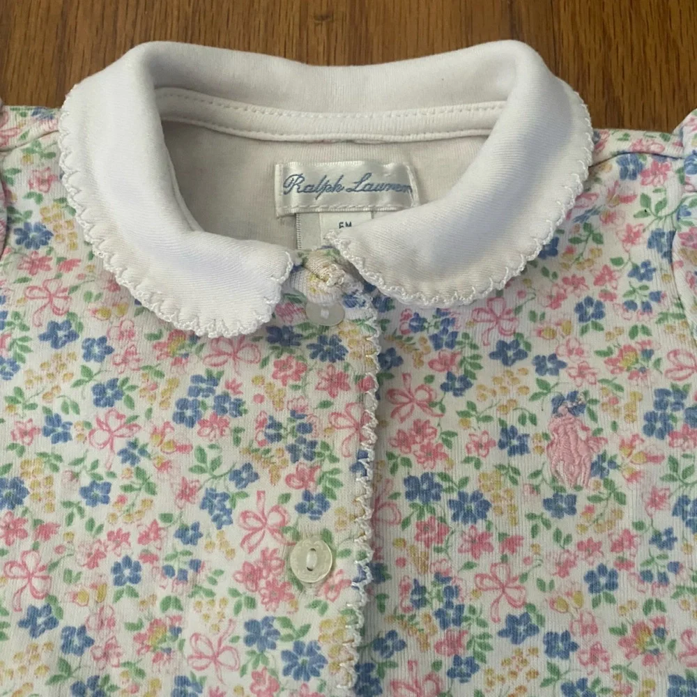 Ralph Lauren Pink Floral Bodysuit